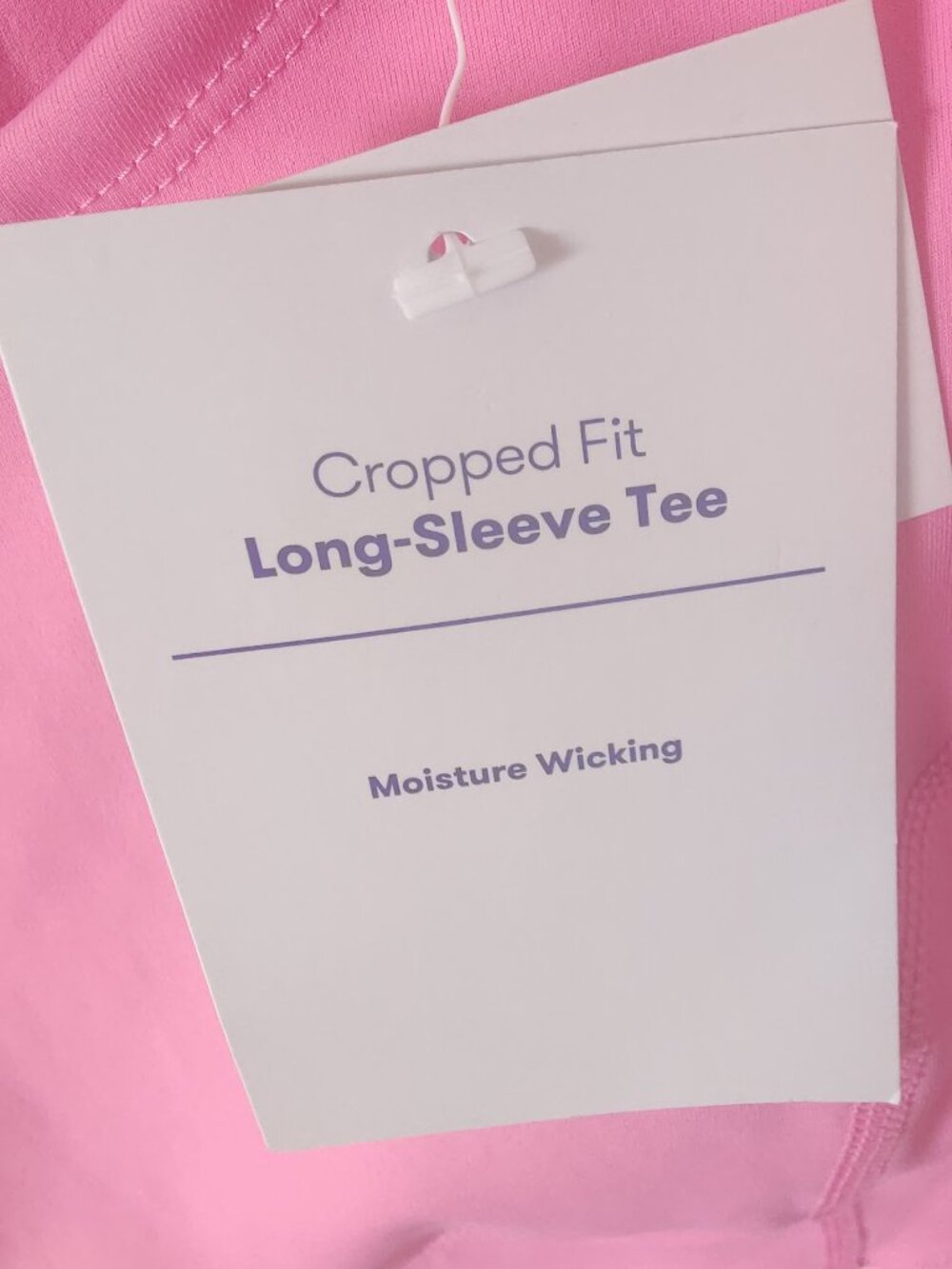 NWT joylab scalloped cropped long sleeve workout top - Picture 4 of 10